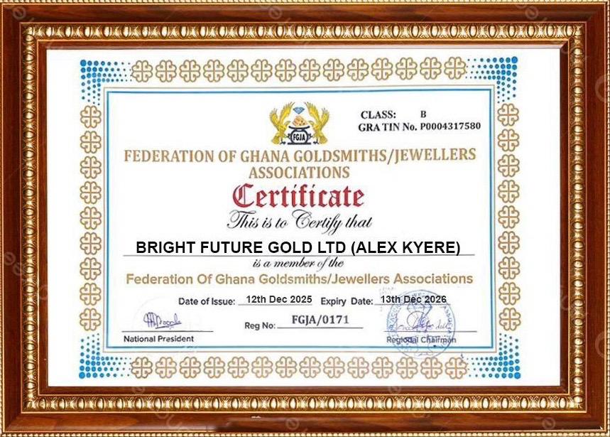 FGJA Membership Certificate